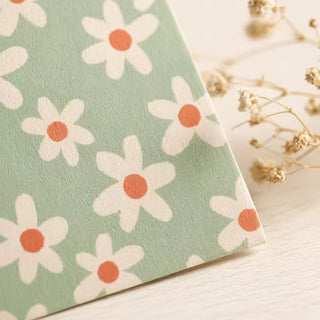Floral Grid Dot Ephemera Kit - example journal page application