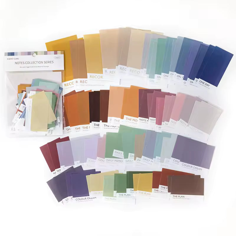 Quiet Notes 100-Piece Vintage Memo Set