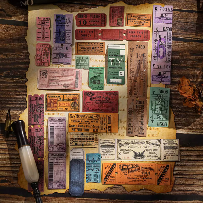 Ticket Collector 45-Piece Boxed Sticker Set