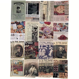 Vintage collage ephemera kit vintage magazine scraps