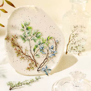 Painted Branches 20-Piece Transparent Sticker Pack