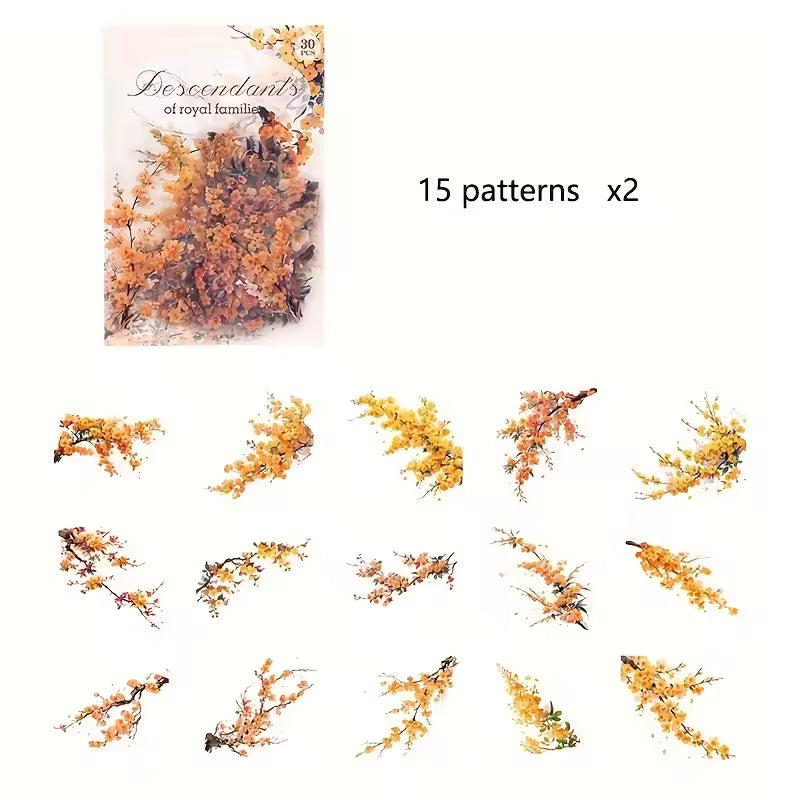 Spring Branches 30-Piece Sticker Pack