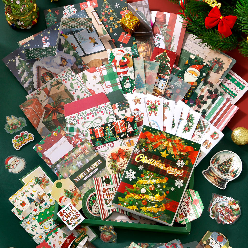 Christmas Carol 157-Piece Journaling Set — product view 2