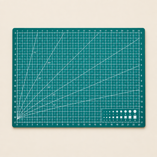 Cutting Mat Workbench - overhead flat lay