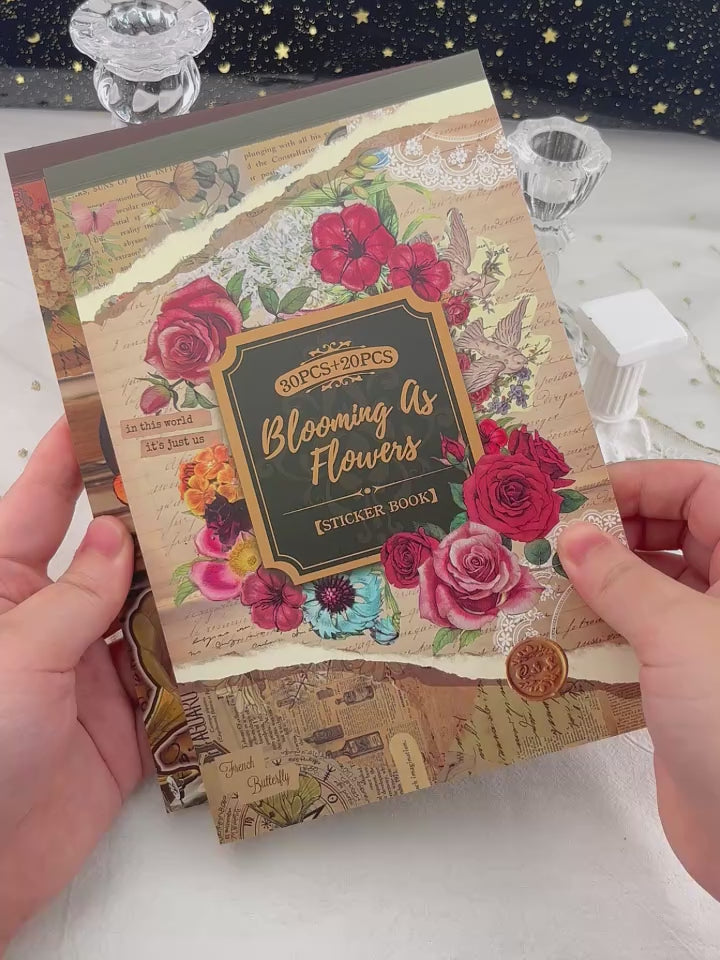 Flora & Butterfly 50-Page Sticker Book product video