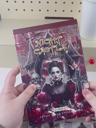 Midnight Castle Gothic 50-Sheet Sticker Book product video
