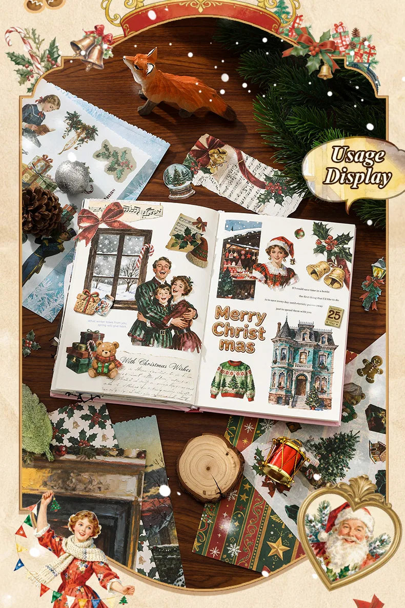 Winter Wishes 50-Sheet Christmas Sticker Book — what is included 11